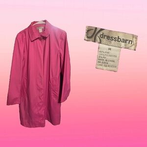 Long pink coat